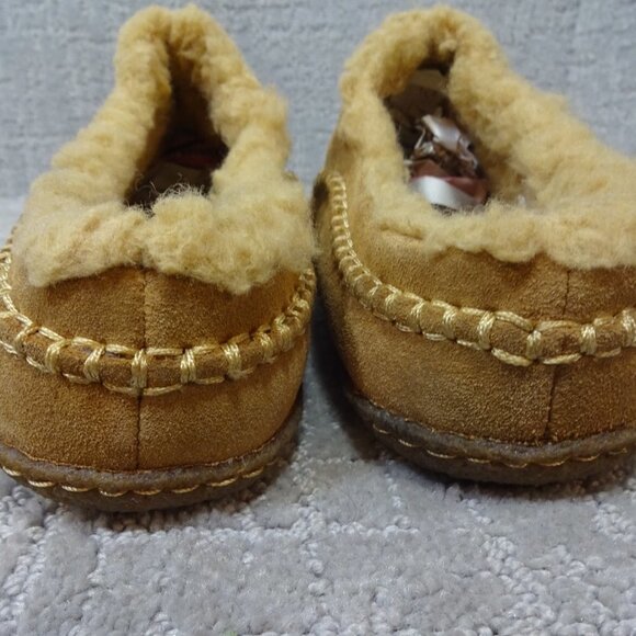 Sorel Falcon Ridge II Mens Size 8 Chestnut Brown Suede Faux Fur Lining Slippers - Picture 4 of 11